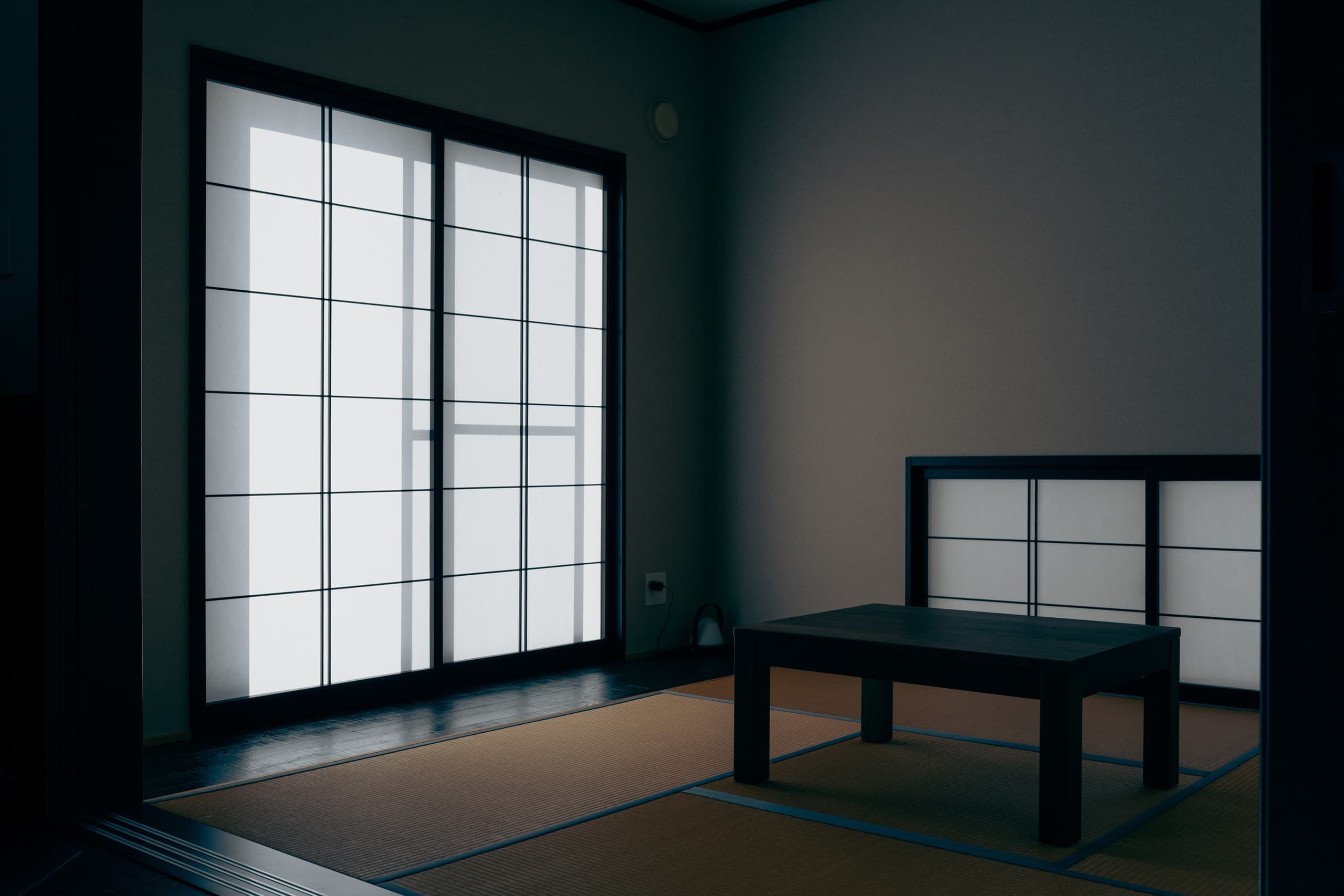 安曇野穂高の一棟貸し温泉宿 和室　畳