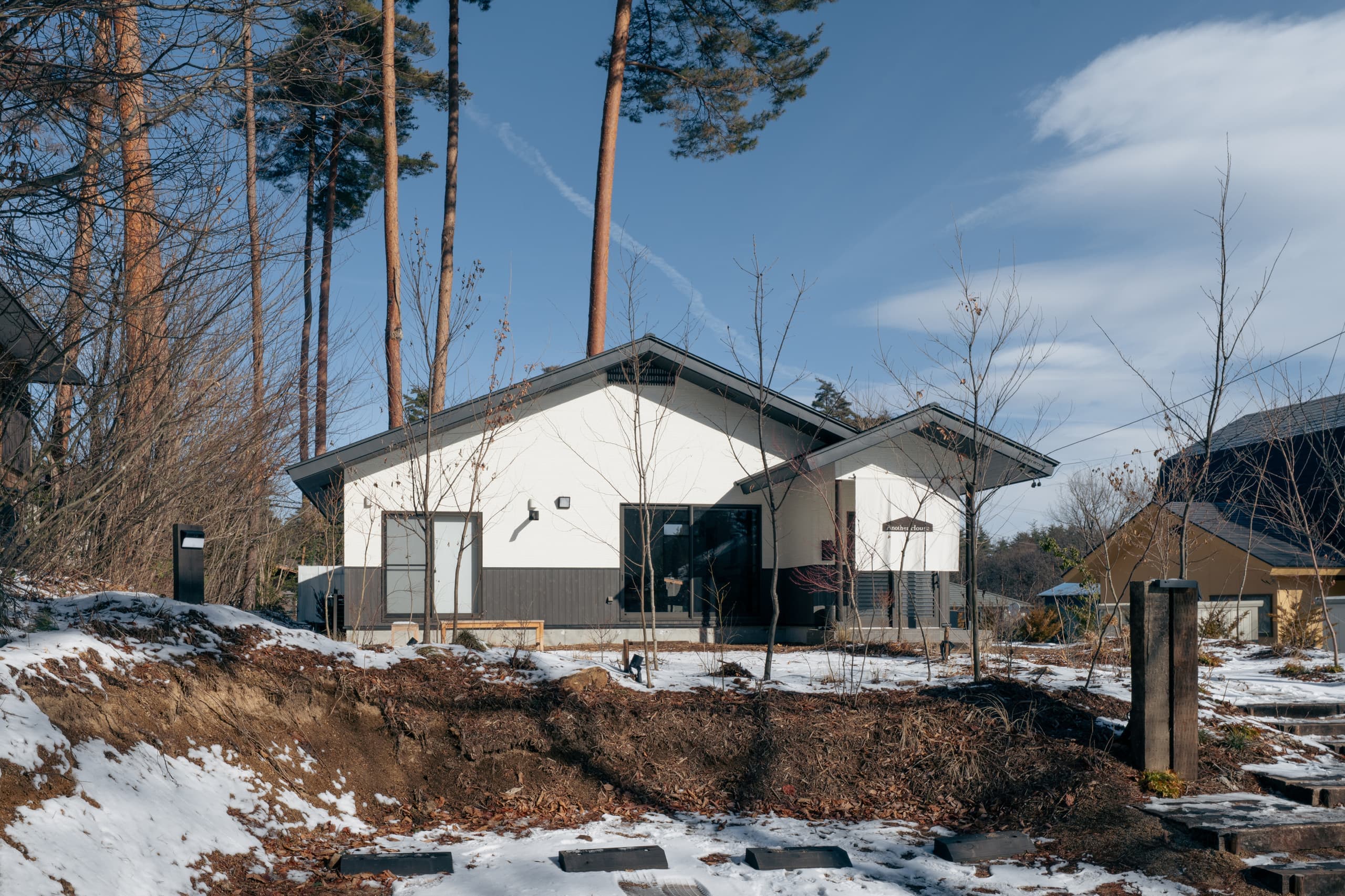 安曇野穂高の一棟貸し温泉宿 外観